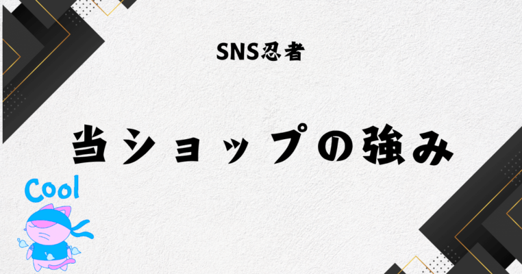 SNS忍者の強み